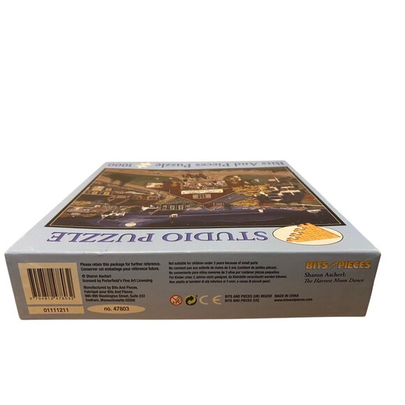 Bits & Pieces Puzzle 1000 Piece Sharon Ascher The Harvest Moon Dance Country - Picture 2 of 3